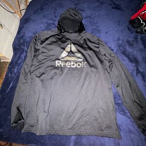 Reebok pullover shirt with Hoodie